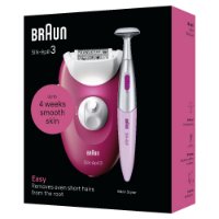 Epilator BRAUN SE3-202, Silk-epil, rozi
