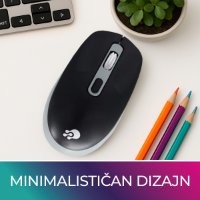 Miš OCTIO M300W, bežični, crni
