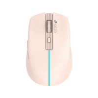 Miš OCTIO Style M310WBT, RGB, optički, bežični, BT,1600dpi, rozi