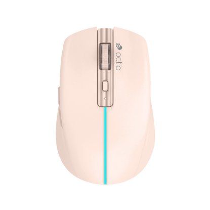Miš OCTIO Style M310WBT, RGB, optički, bežični, BT,1600dpi, rozi