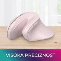 Miš OCTIO Ergo V210WBT, optički, bežični, 7200dpi, rozi