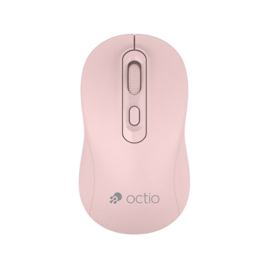 Miš OCTIO Style M280W, optički, bežični, 1600dpi, rozi