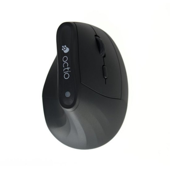 Miš OCTIO Ergo V100W, optički, bežični, BT,4000dpi, crni