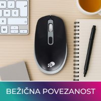 Miš OCTIO M300W, bežični, crni