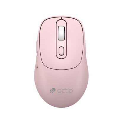 Miš OCTIO Style M320W, optički, bežični, 1600dpi, rozi