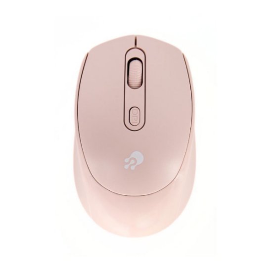 Miš OCTIO M302W, optički, bežični, 1600dpi, rozi