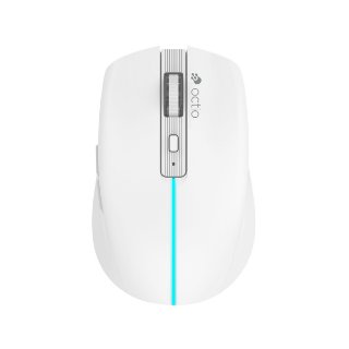 Miš OCTIO Style M310WBT, RGB, optički, bežični, BT,1600dpi, bijeli