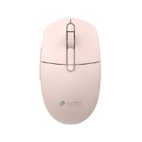 Miš OCTIO Style M390WBT, optički, bežični, 1600dpi, rozi