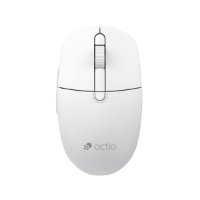 Miš OCTIO Style M390WBT, optički, bežični, 1600dpi, bijeli