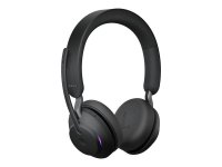 Slušalice JABRA Evolve2 65 Link380a MS, on-ear, Stereo, USB-A, BT, crne