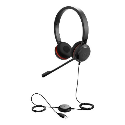 Slušalice JABRA Evolve 30 II, on-ear, Stereo, USB-A, crne