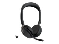 Slušalice JABRA Evolve2 65 Flex Link380c MS, on-ear, Stereo, USB-C, BT, crne