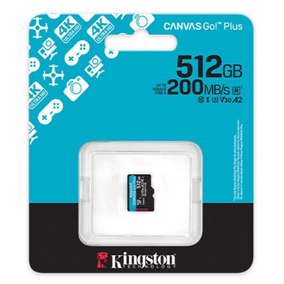 Memorijska kartica KINGSTON Canvas Go Plus SDCG4/512GBSP, Micro SDXC, 512GB, Class 10