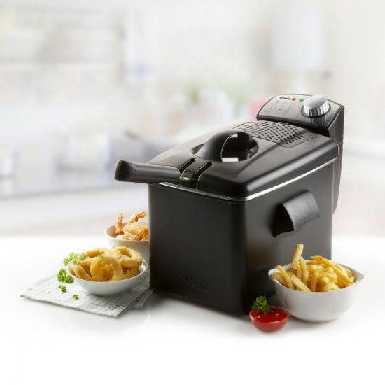Friteza DOMO DO1014FR, 3200 W, 4,5 l, crna