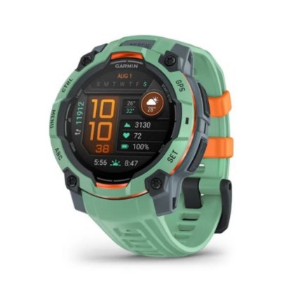 IZLOŽBENI - Pametni sat GARMIN Instinct 3 Amoled 45mm, GPS, HR, pametne obavijesti, zeleni