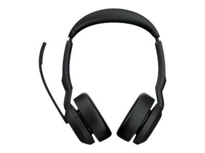 Slušalice JABRA Evolve2 55 Link380a MS, on-ear, Stereo, USB-A, BT, crne