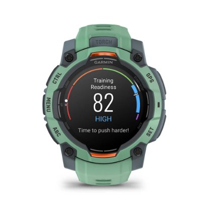 IZLOŽBENI - Pametni sat GARMIN Instinct 3 Amoled 45mm, GPS, HR, pametne obavijesti, zeleni
