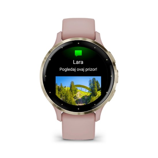IZLOŽBENI - Pametni sat GARMIN Venu 3S, GPS, multisport, rozi