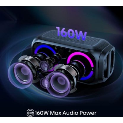 Zvučnik HISENSE Party Rocket 160, bežični, bluetooth, 160 W, crni