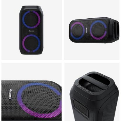 Zvučnik HISENSE Party Rocket 160, bežični, bluetooth, 160 W, crni