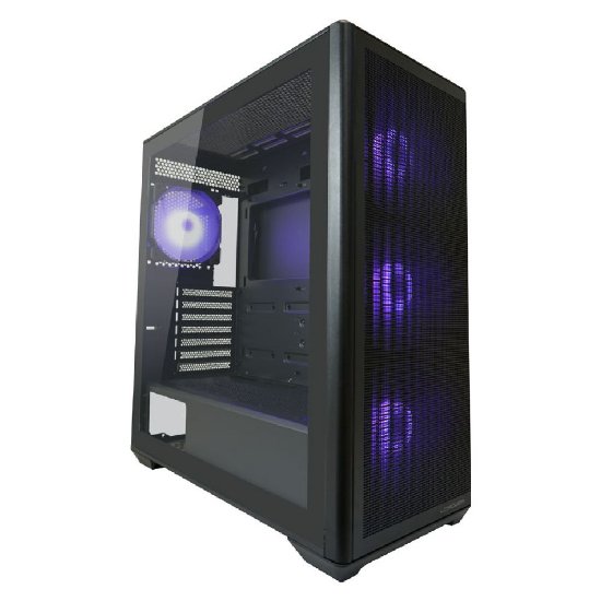 Kućište LC POWER LC-811B-ON Meshwork_XL Dark, MIDI, ATX, window, crno, bez napajanja
