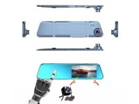 Kamera MANTA DVR201H, za auto naprijed + straga, srednji retrovizor, 720p