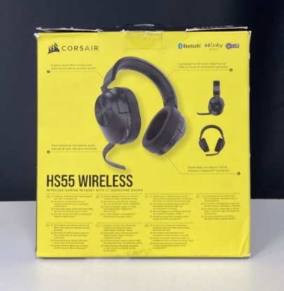 OPEN BOX - Slušalice CORSAIR HS55 Wireless, bežične, mikrofon, crne