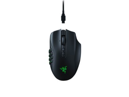 Miš RAZER Naga V2 Pro, RGB, optički, 30000dpi, bežični, crni