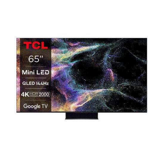 IZLOŽBENI - Mini-LED TV 65" TCL 65C845, Google TV, 4K UHD, 144Hz, DVB-T2/C/S2, HDMI, Wi-Fi, USB, LAN - energetski razred G