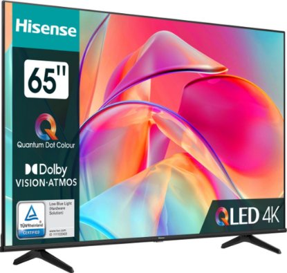 IZLOŽBENI - LED TV 65" HISENSE 65E7KQ Smart TV, 4K UHD, DVB-T2/C/S2, HDMI, Wi-Fi, Bluetooth, USB, LAN - energetski razred G
