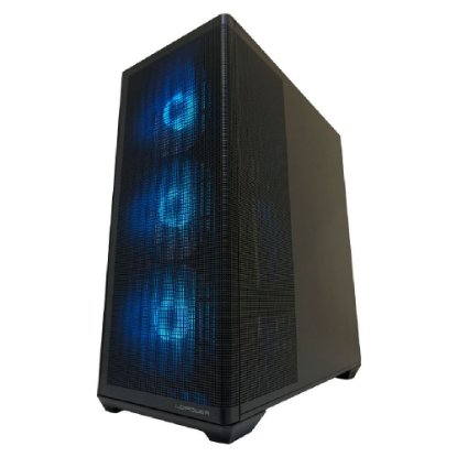 Kućište LC POWER LC-811B-ON Meshwork_XL Dark, MIDI, ATX, window, crno, bez napajanja
