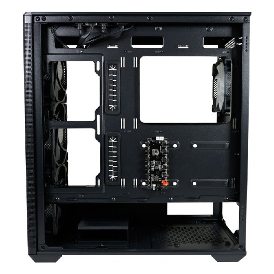 Kućište LC POWER LC-811B-ON Meshwork_XL Dark, MIDI, ATX, window, crno, bez napajanja