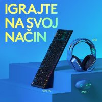 Miš LOGITECH Gaming G305 Lightspeed, bežični, optički, 12000dpi, plavi, USB