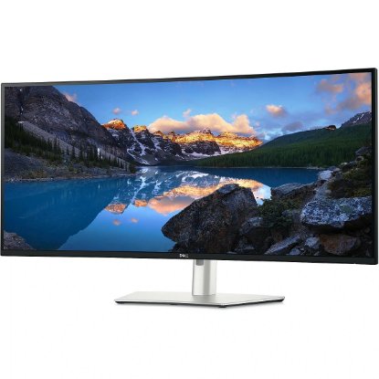 Monitor 39,7" DELL U4025QW, 5120x2160, IPS, 120Hz, 5ms, 450cd/m2, zakrivljeni, zvučnici, srebrni