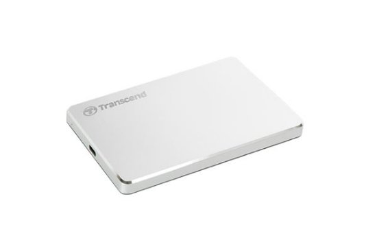 Tvrdi disk vanjski 1000 GB, TRANSCEND StoreJet 25C3S, 2.5", USB-C, srebrni