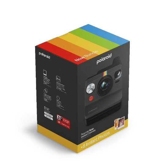 POLAROID instant fotoaparat Originals Now, Gen.3, sivi + Color film za I-Type