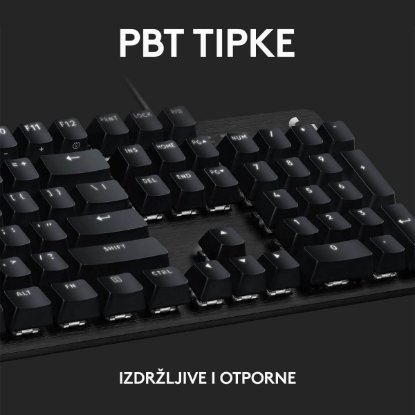 Tipkovnica LOGITECH Gaming G413 SE, mehanička, crna, USB, US layout