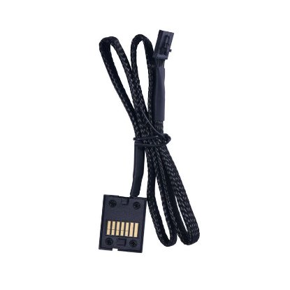 Ventilator LIAN LI Uni TL LCD, 120mm, PWM, kontroler, crni, 3 komada