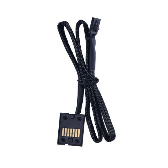 Ventilator LIAN LI Uni TL LCD, 120mm, PWM, kontroler, crni, 3 komada