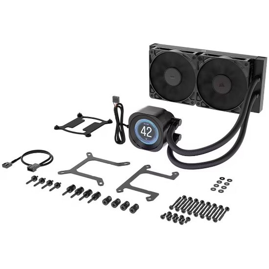Vodeno hlađenje CORSAIR NAUTILUS 240 RS LCD, za Intel i AMD