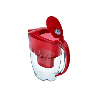 Vrč za filtriranje vode AQUAPHOR Izvor, 2,8 l, crveni