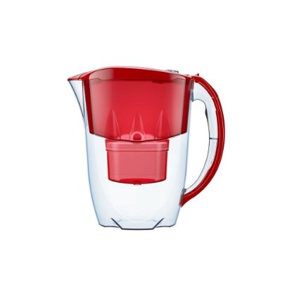 Vrč za filtriranje vode AQUAPHOR Izvor, 2,8 l, crveni