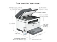 Multifunkcijski printer HP LaserJet MFP M234sdw 6GX01F, printer/scanner/copy, 600dpi, USB, LAN, WiFi, Bluetooth, bijeli