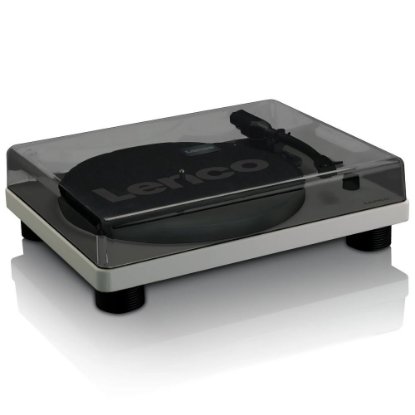 Gramofon LENCO LS-50GY, sa zvučnicima, sivi