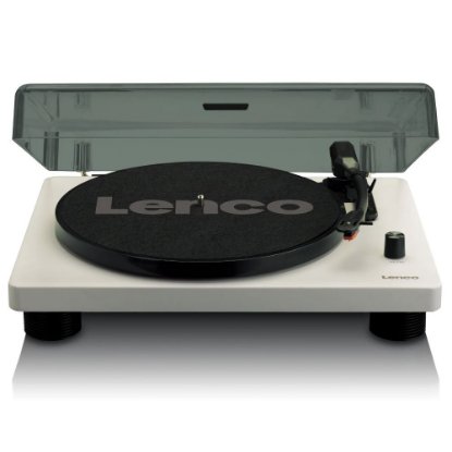 Gramofon LENCO LS-50GY, sa zvučnicima, sivi