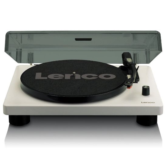 Gramofon LENCO LS-50GY, sa zvučnicima, sivi