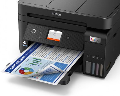 Multifunkcijski printer EPSON EcoTank L6290, printer/scanner/copy/fax, 4800dpi, USB, WiFi, crni