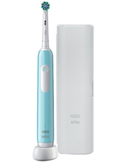Električna četkica za zube ORAL-B PRO 1, tirkizna + putna torbica