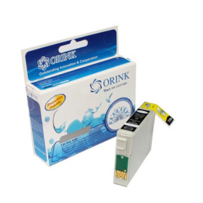 Tinta ORINK za EPSON T0711, crna, za Stylus BX300F/BX310FN/BX600FW/OFFICE B40W D78/D92/D120/DX4000/DX4400/DX4450/DX5050/DX6000/DX6050/DX7000F/DX7400/DX7450/DX8400/DX8450 S20/S21/SX100/SX105/SX111