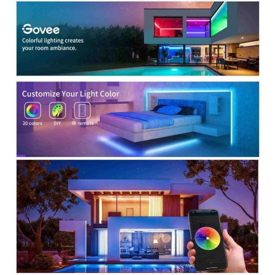 LED set GOVEE WiFi RGB Smart, 5m